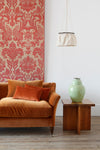 Heavy Weight Cotton Velvet in Copper Beech