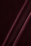 Cotton Velvet in Tyrian