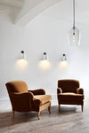 Plaster Cone Wall Light, Gilded, by Rose Uniacke