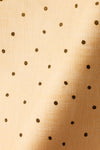 Sheer Linen in Olive Spot on Honey