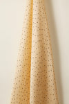 Sheer Linen in Olive Spot on Honey