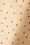 Mid Weight Linen in Olive Spot on Milk
