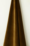 Heavy Weight Cotton Velvet in Raw Umber