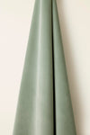 Heavy Weight Cotton Velvet in Aloe