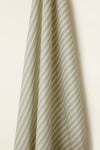 Heavy Weight Linen Ticking in Matcha Sorbet