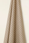 Heavy Weight Linen Ticking in Salted Caramel