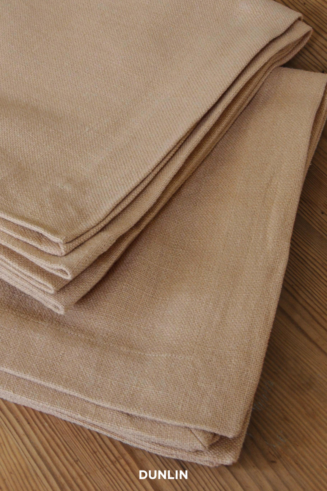 Linen Napkins in Cookie (Set of 6) by Rose Uniacke