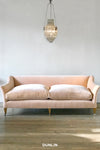 Rose Uniacke Drawing Room Sofa pink