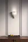Flo A Alabaster Wall Light by Atelier Alain Ellouz