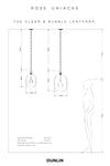 Rose Uniacke Frosted Lantern Large