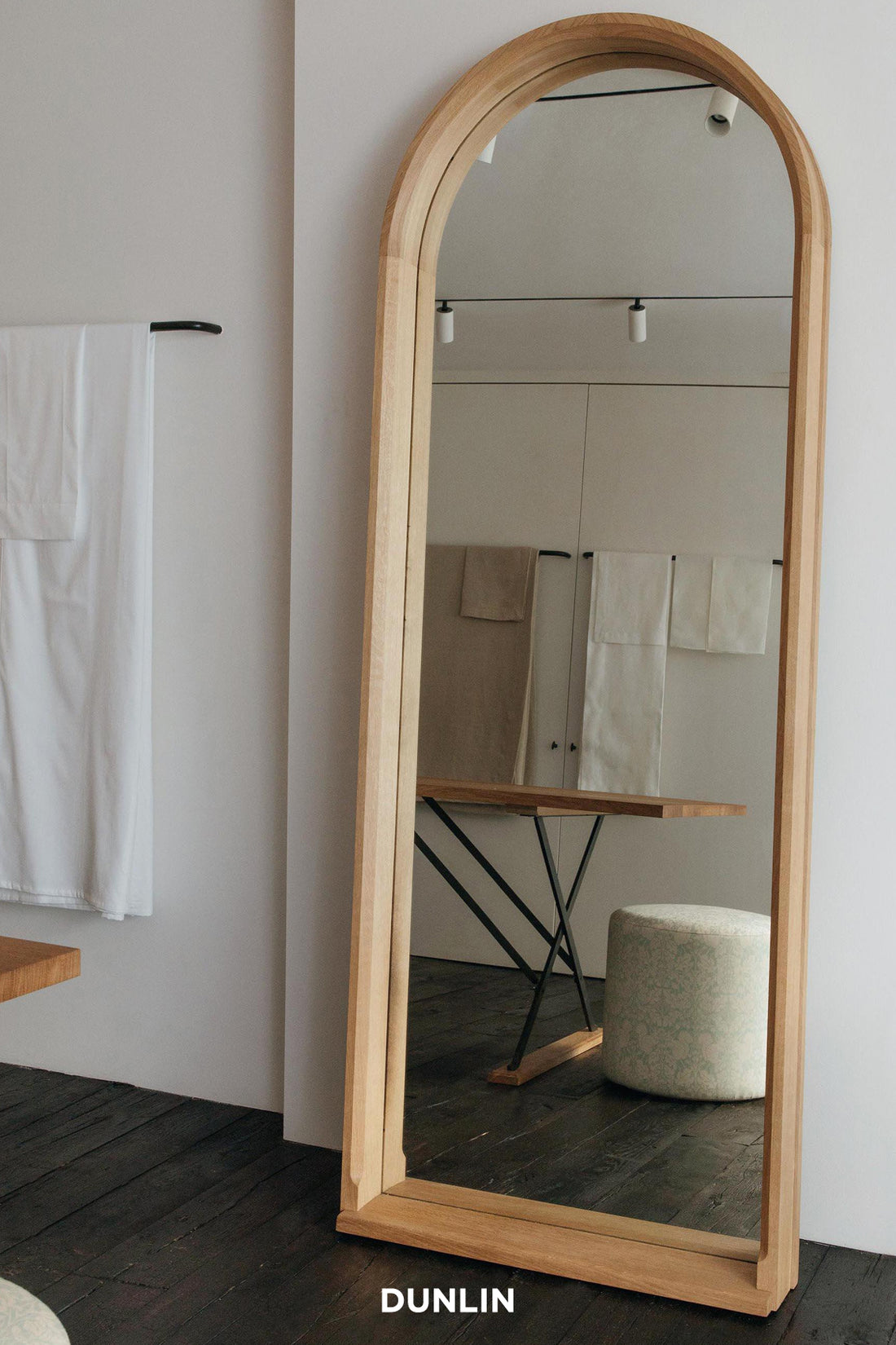 Leaning Mirror, Large by Rose Uniacke