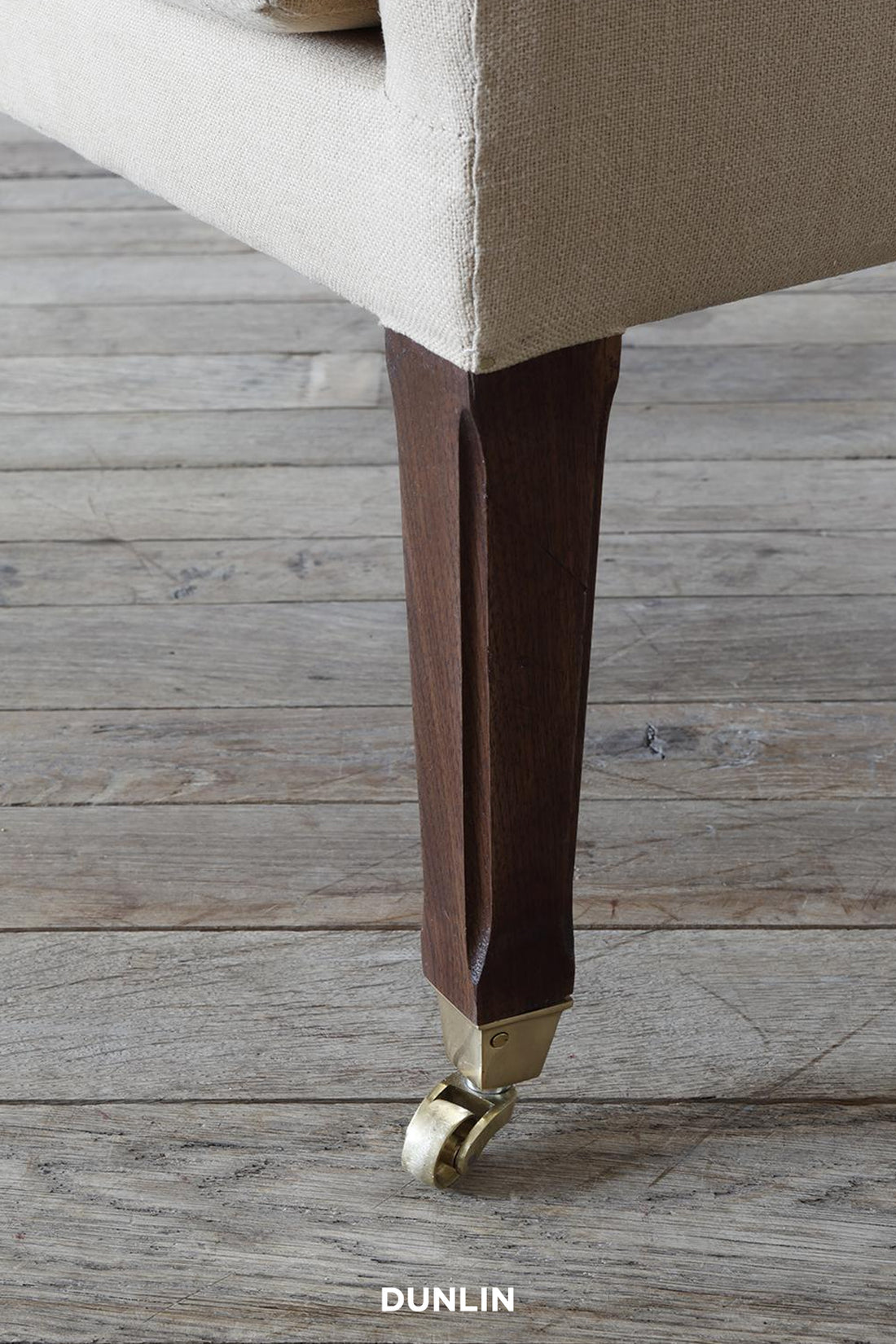 Reading Chair by Rose Uniacke leg detail