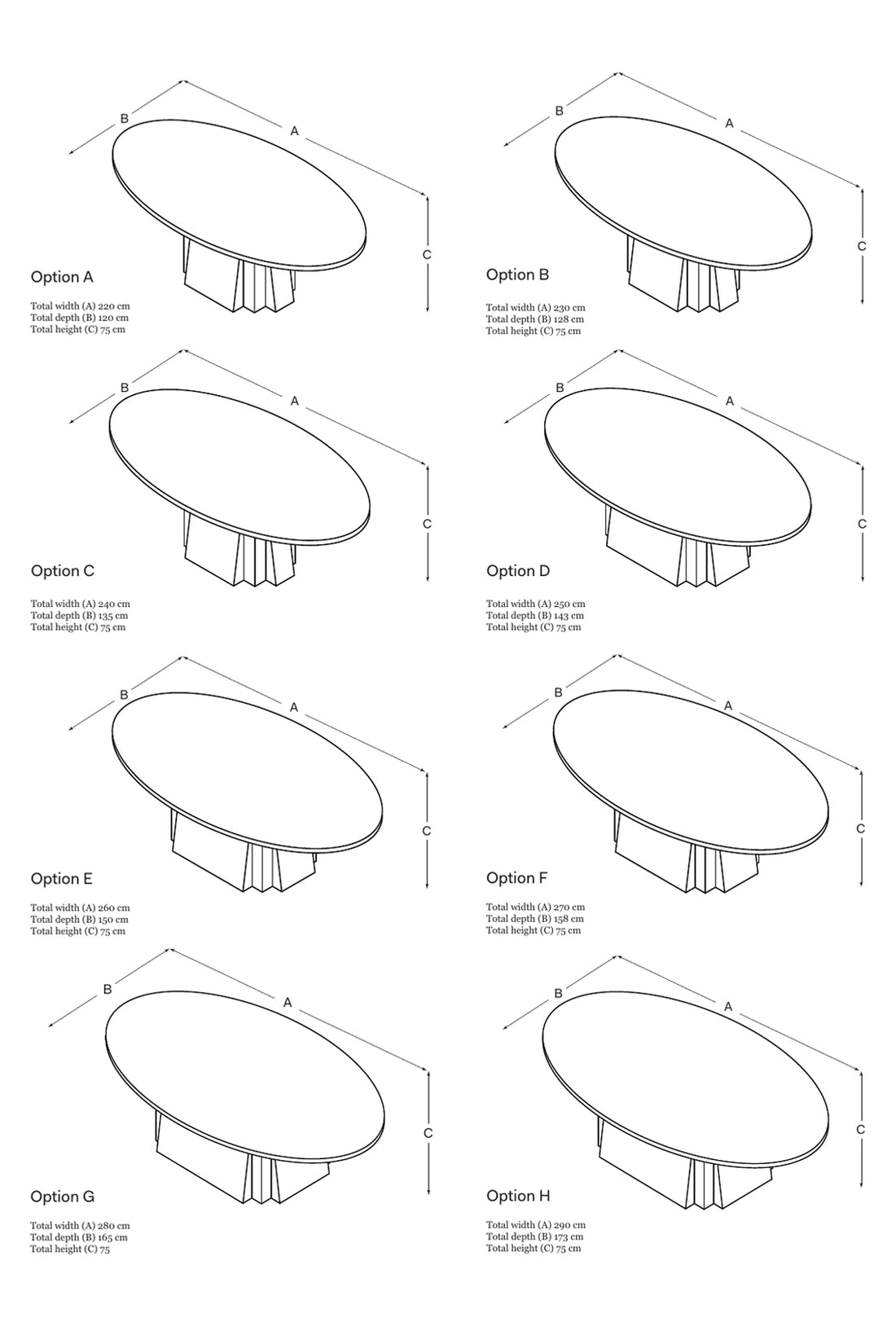 Oval Dining Table by Rose Uniacke