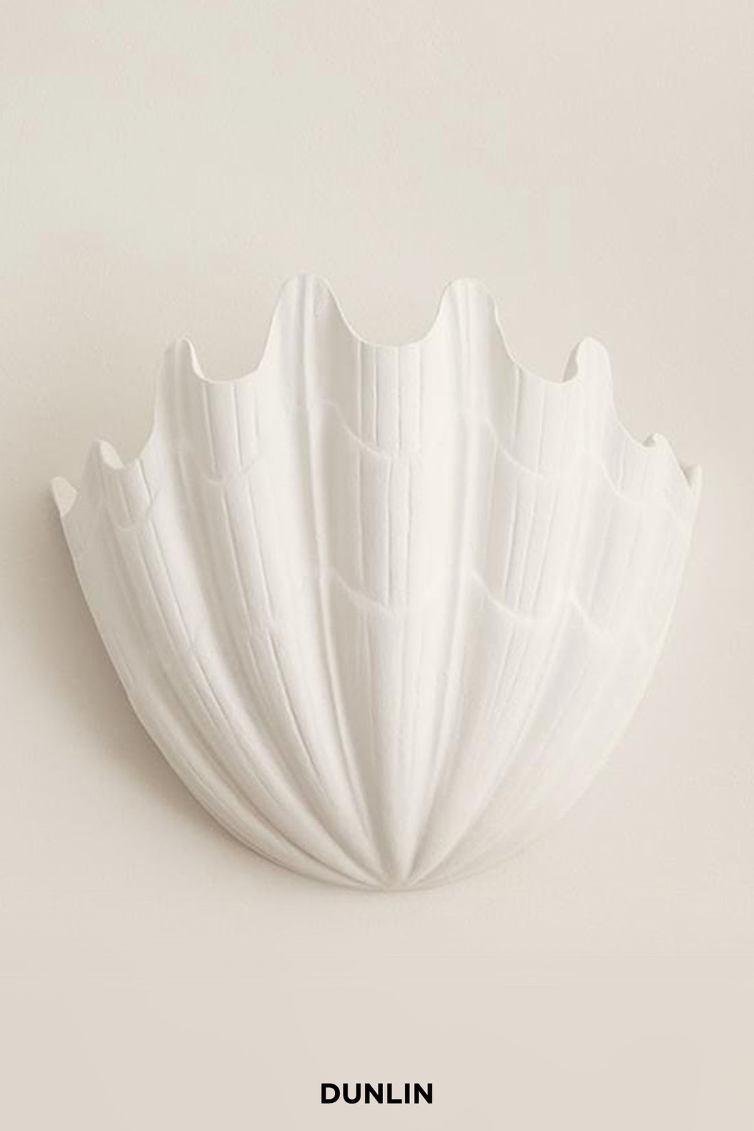 Rose Uniacke Plaster clam up light Dunlin