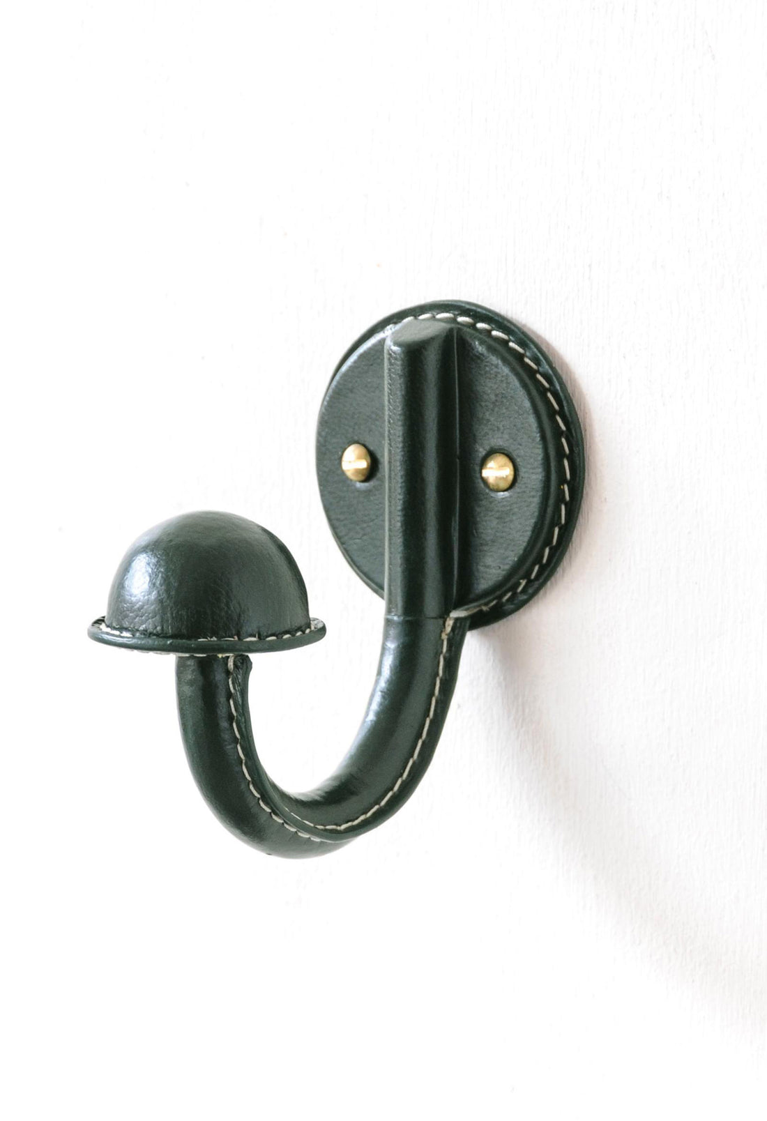 Small Stitched Leather Hook by Rose Uniacke