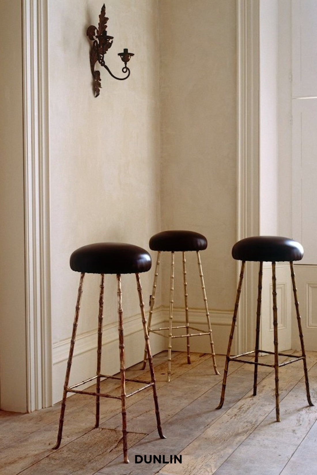 Rose Uniacke High Bar Stools Dunlin