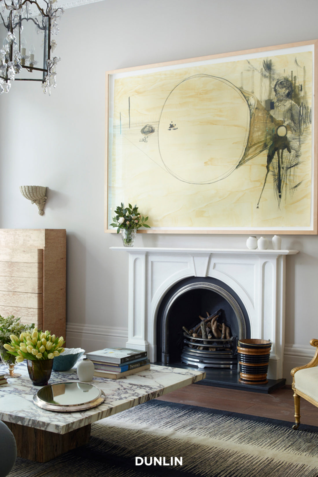 Rose Uniacke Plaster uplight at Dunlin