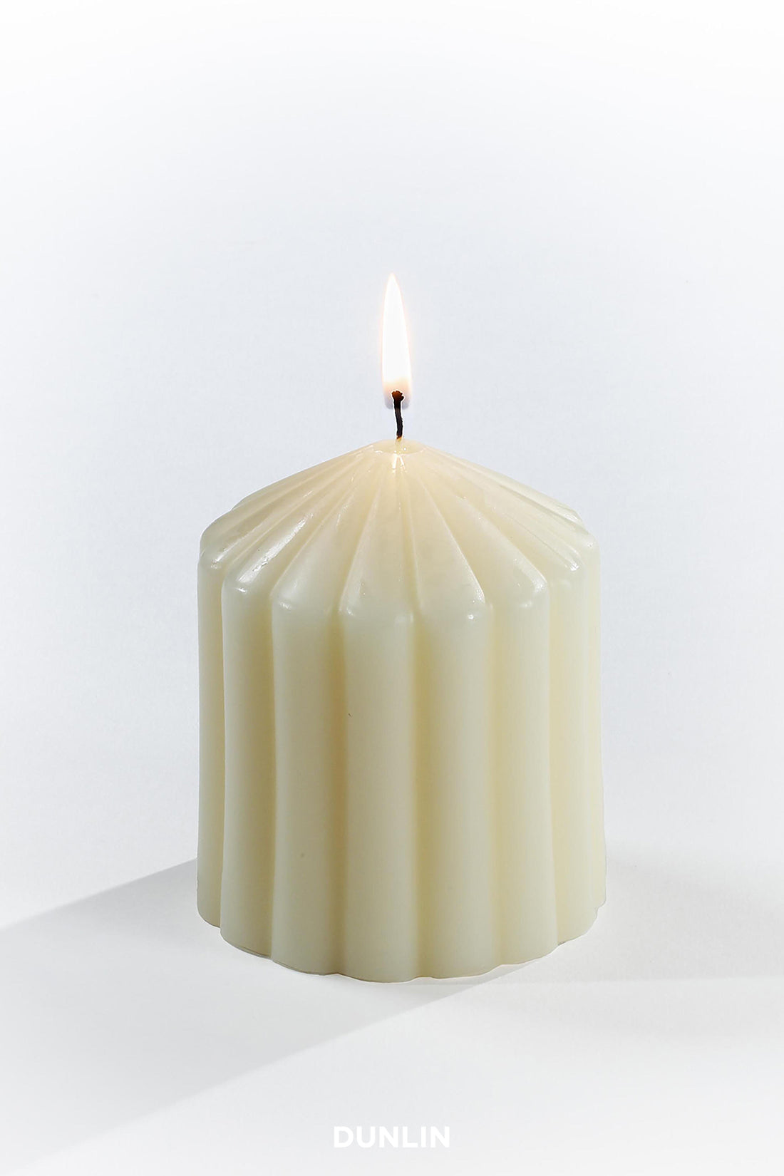 Fluted Candle, Fireside by Rose Uniacke