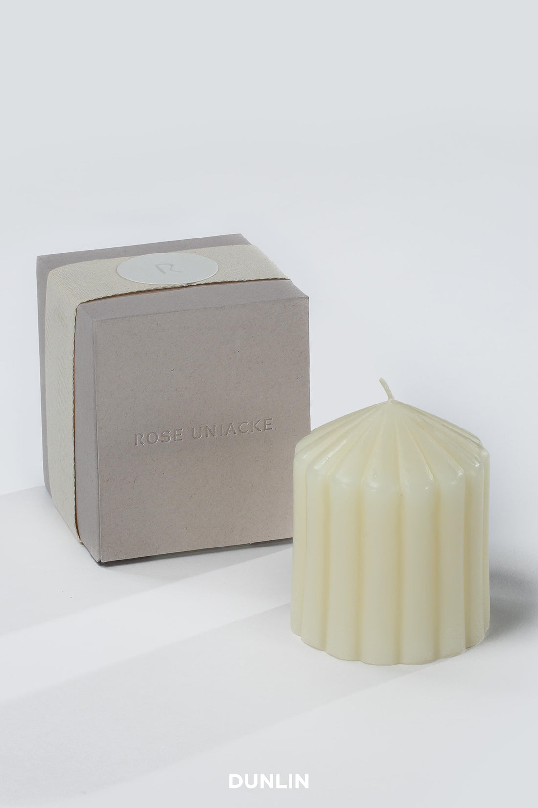 Fluted Candle, Fireside by Rose Uniacke