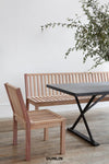 Slatted Indoor/ Outdoor Chair by Rose Uniacke