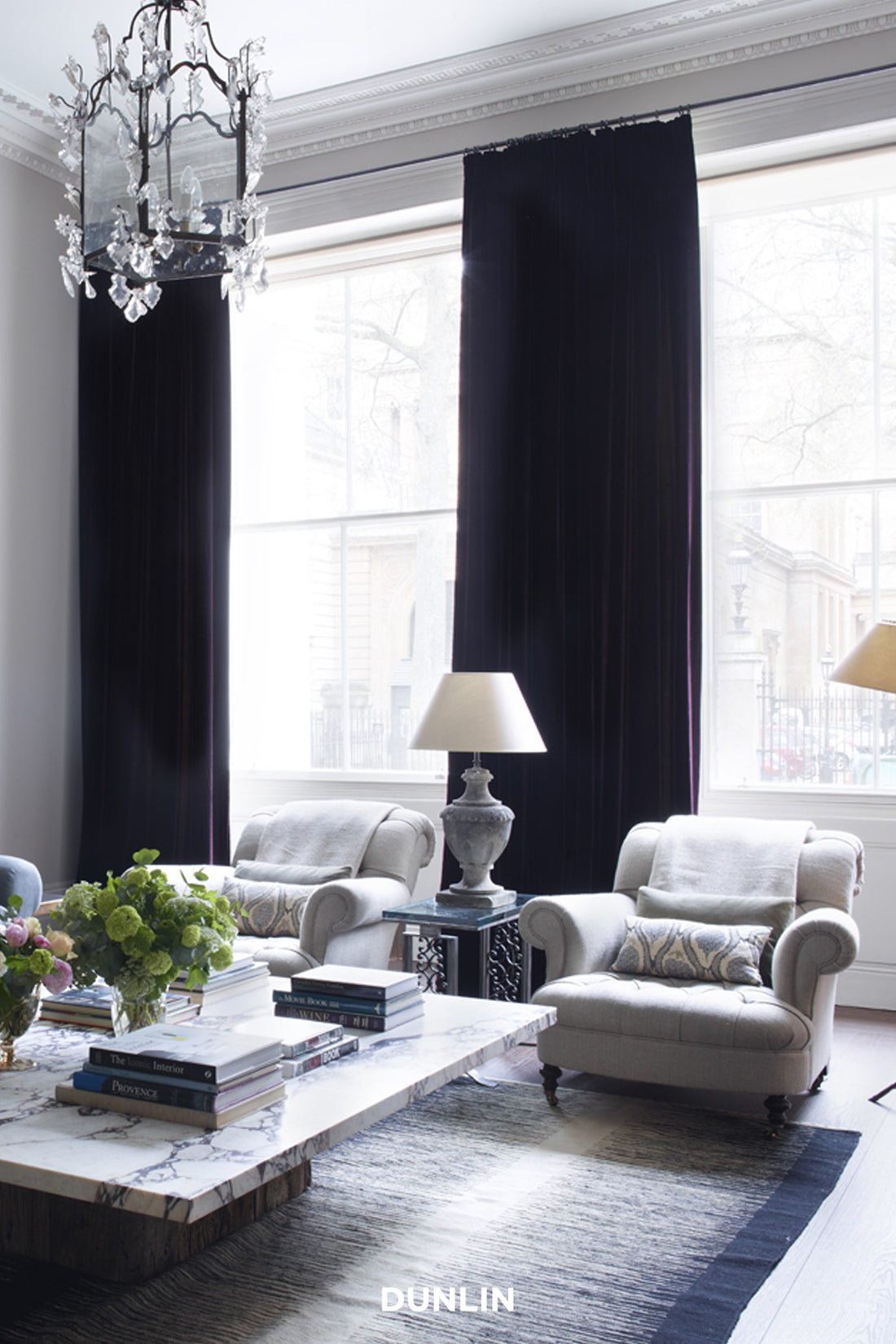 Leaning Club Chair with Buttons by Rose Uniacke