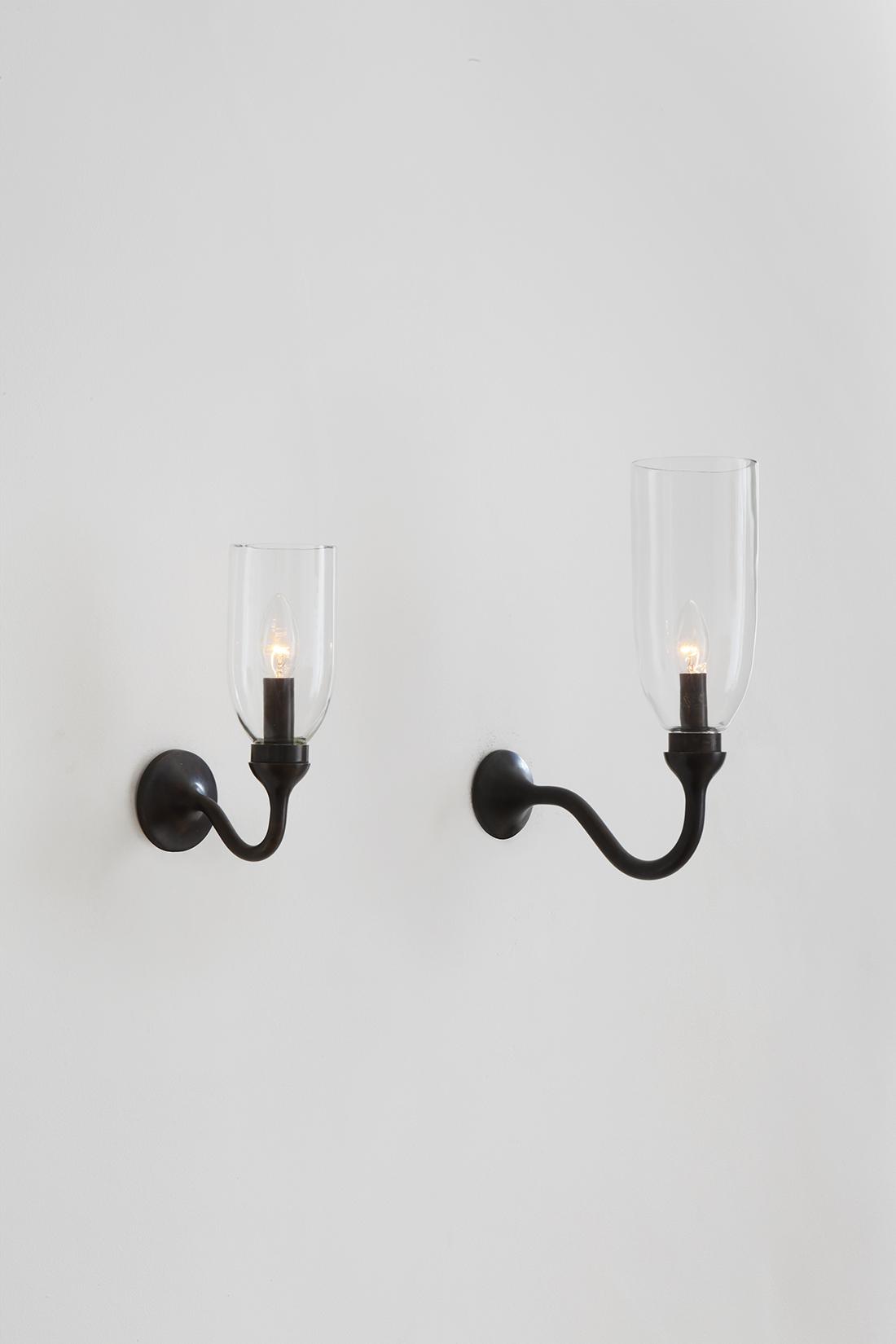 Curved Wall Light, Small, by Rose Uniacke