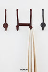 Rose Uniacke Stitched Leather Single Coat Hook Dunlin