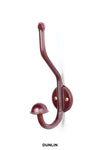 Rose Uniacke Stitched Leather Single Coat Hook Dunlin