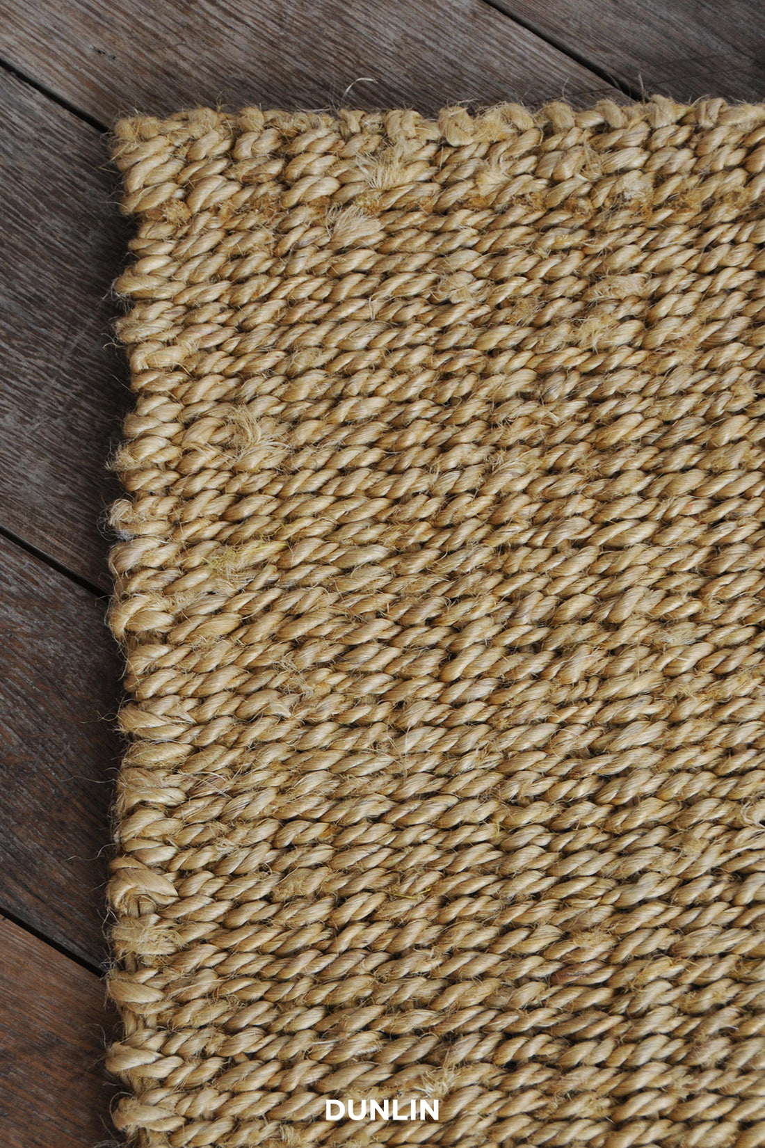 Rose Uniacke Soakina Weave Jute Rug Sand