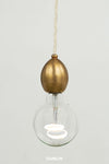 Single Pendant by Rose Uniacke in Brass