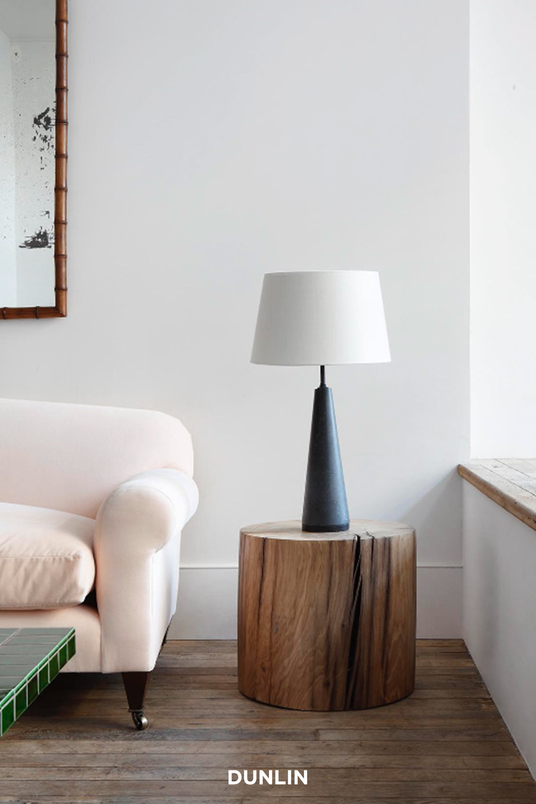 Tapered Drum Lamp Shade with Diffuser, Small  by Rose Uniacke