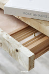 Straight Veneered Writing Desk by Rose Uniacke