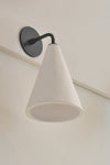 Plaster Cone Wall Light, Large, by Rose Uniacke