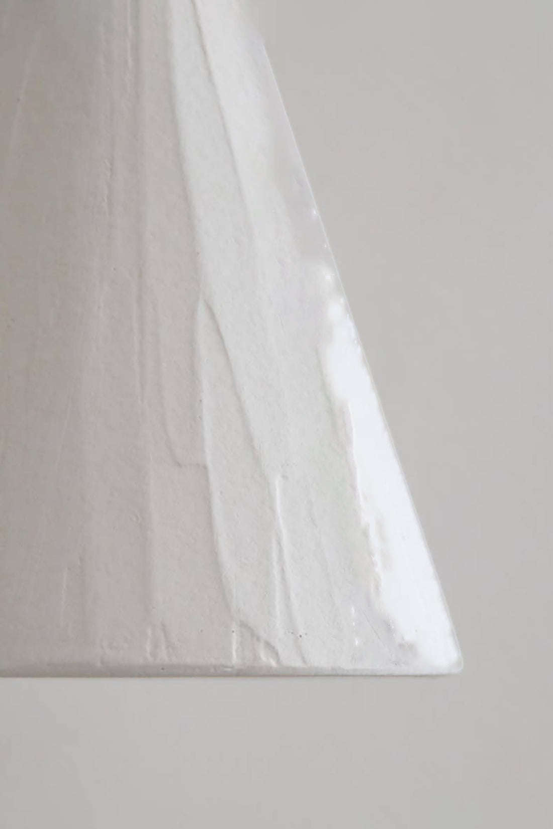 Plaster Cone Wall Light, Large, by Rose Uniacke