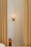 Rose Uniacke Curved Double Arm Wall Light for Dunlin