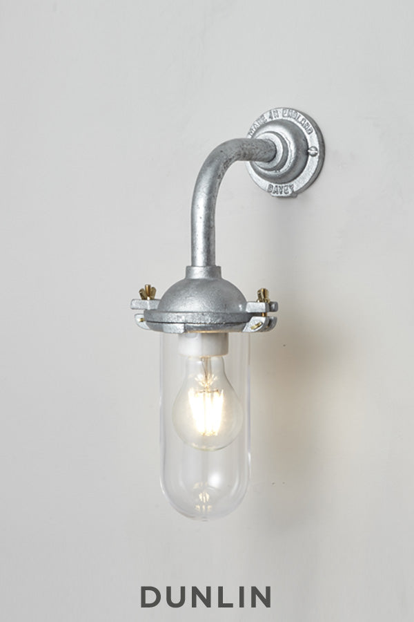Silver outdoor shop light fixtures