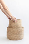 J'Jute Edition Round Jute Baskets - Natural