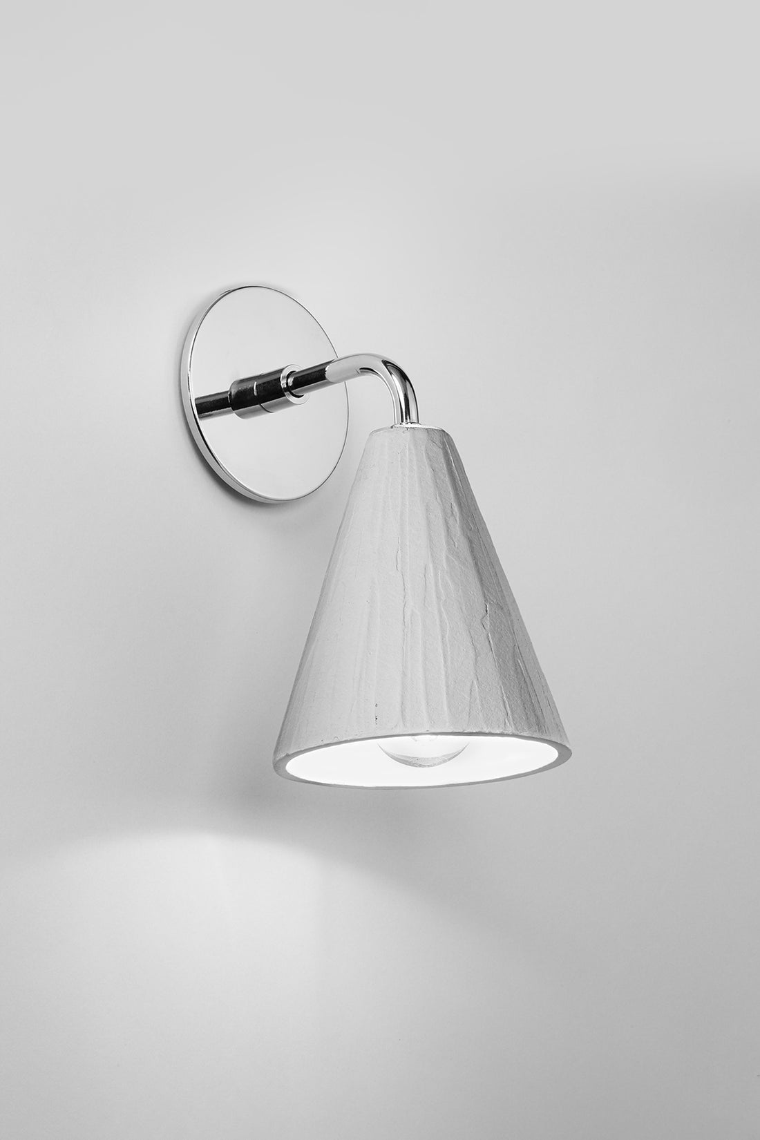 Rose Uniacke Plaster Cone Wall Light Small