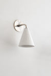 Rose Uniacke Plaster Cone Wall Light Small