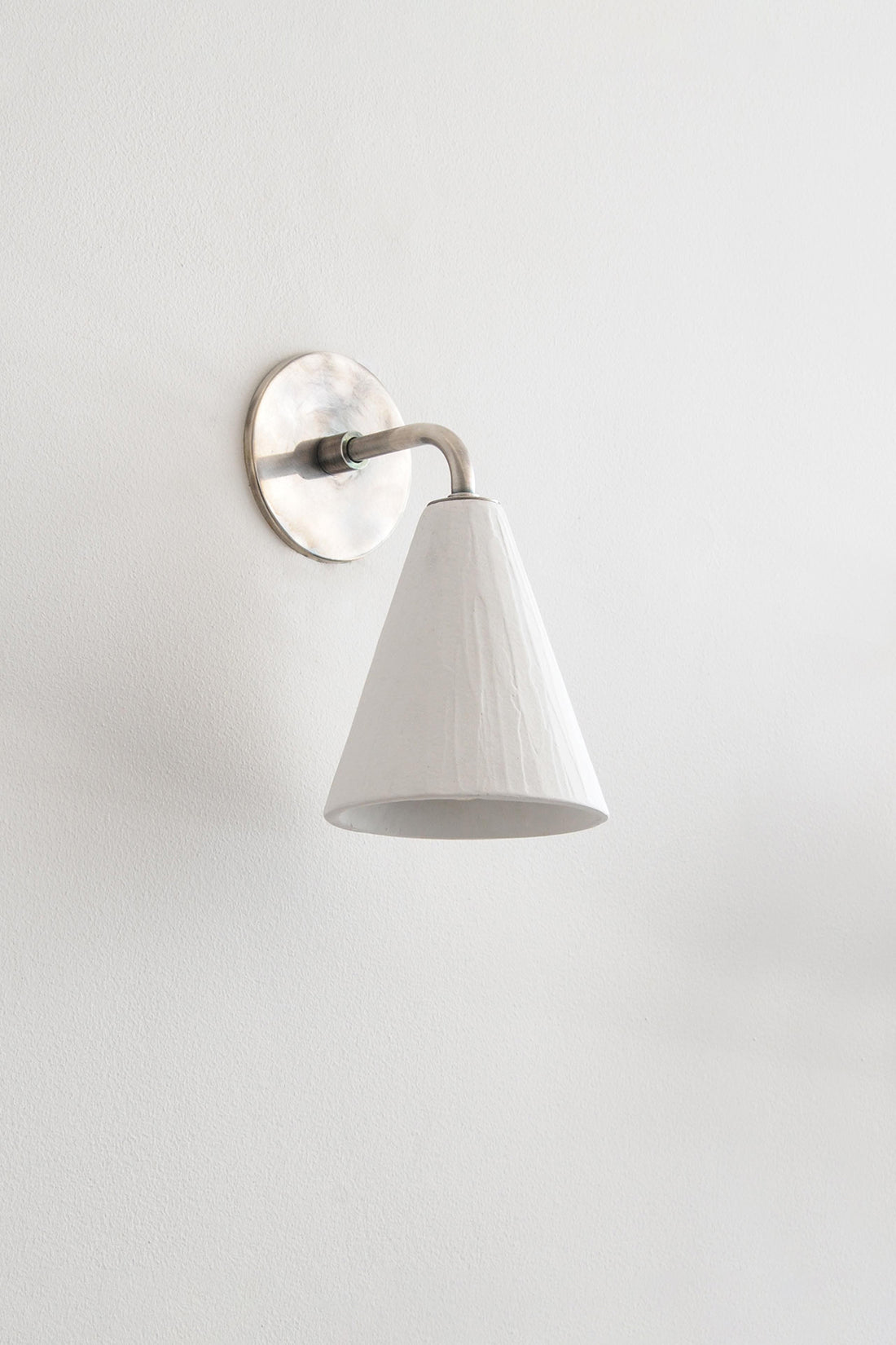 Rose Uniacke Plaster Cone Wall Light Small