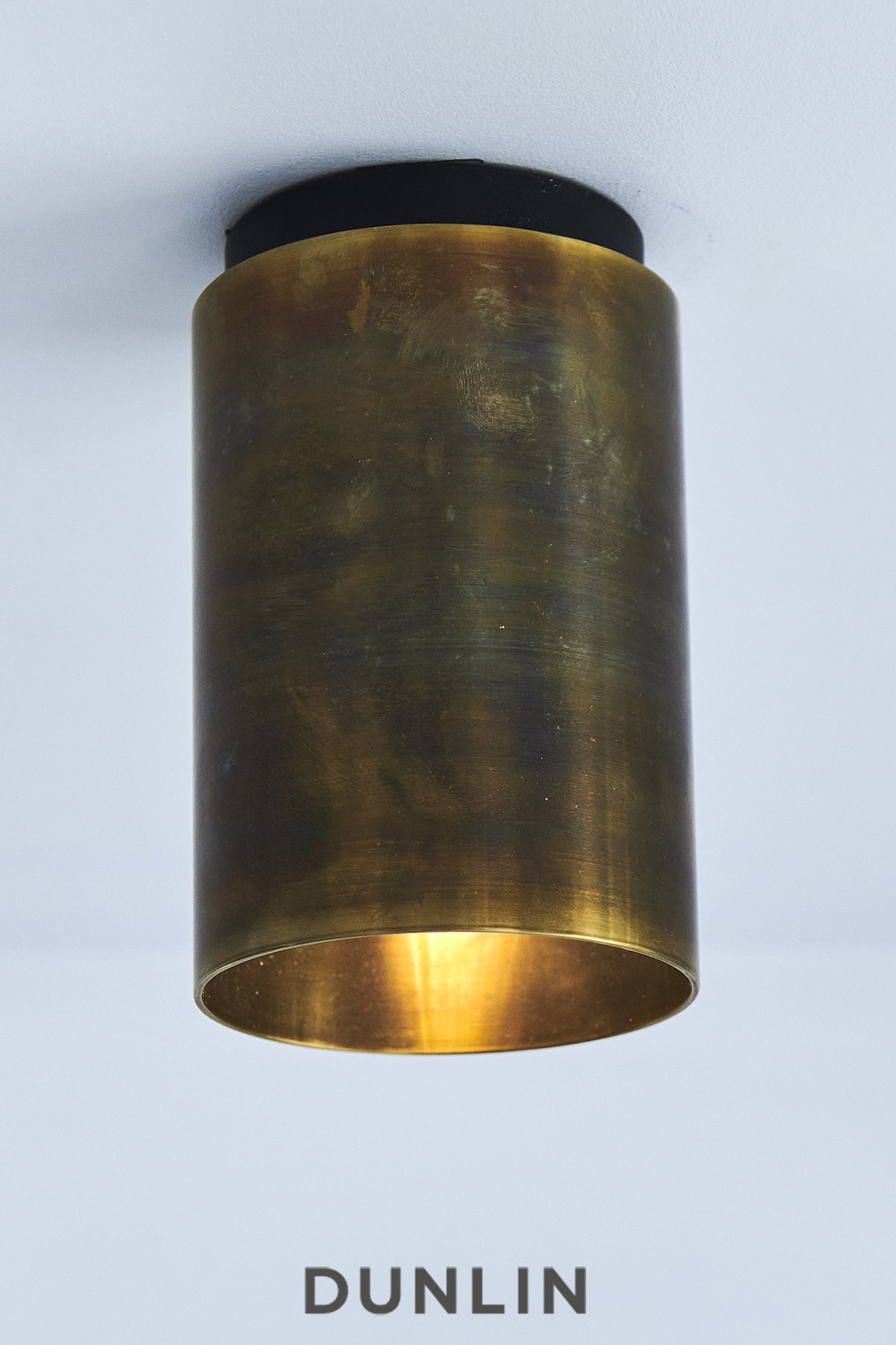 DUNLIN Mott St Spot Light Tarnished Raw Brass – Dunlin Home