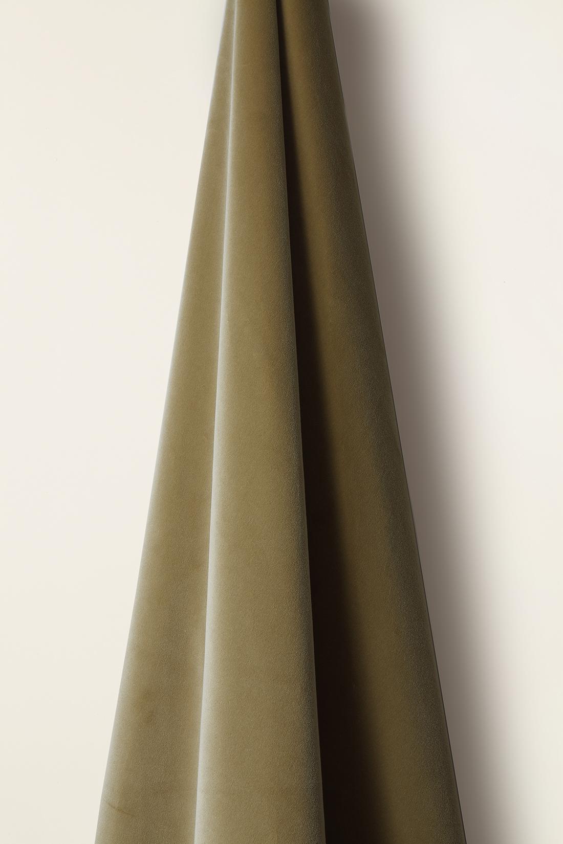Heavy Weight Cotton Velvet in Miso