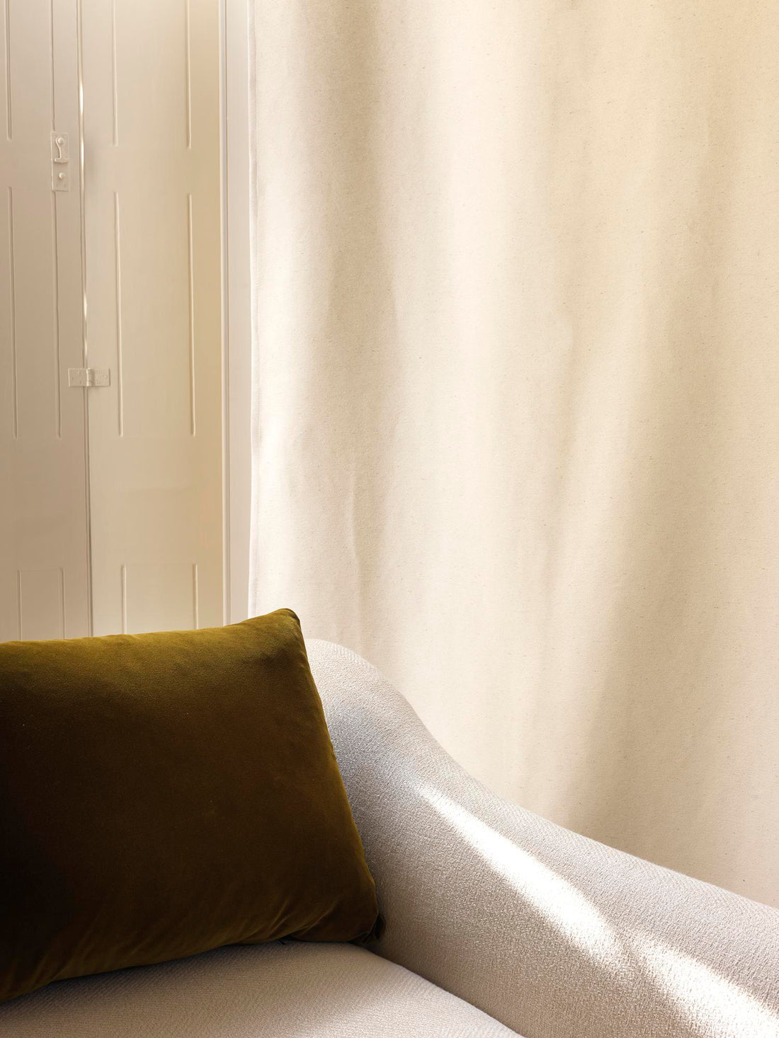 Cotton Velvet in Pickle