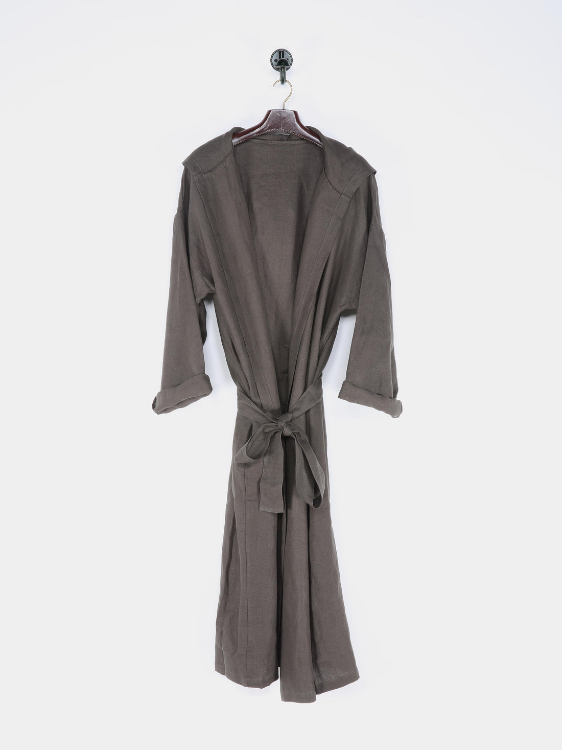 Light Weight Linen in Cinder