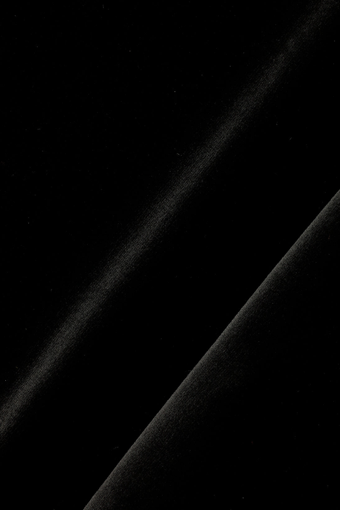 Cotton Velvet in Onyx