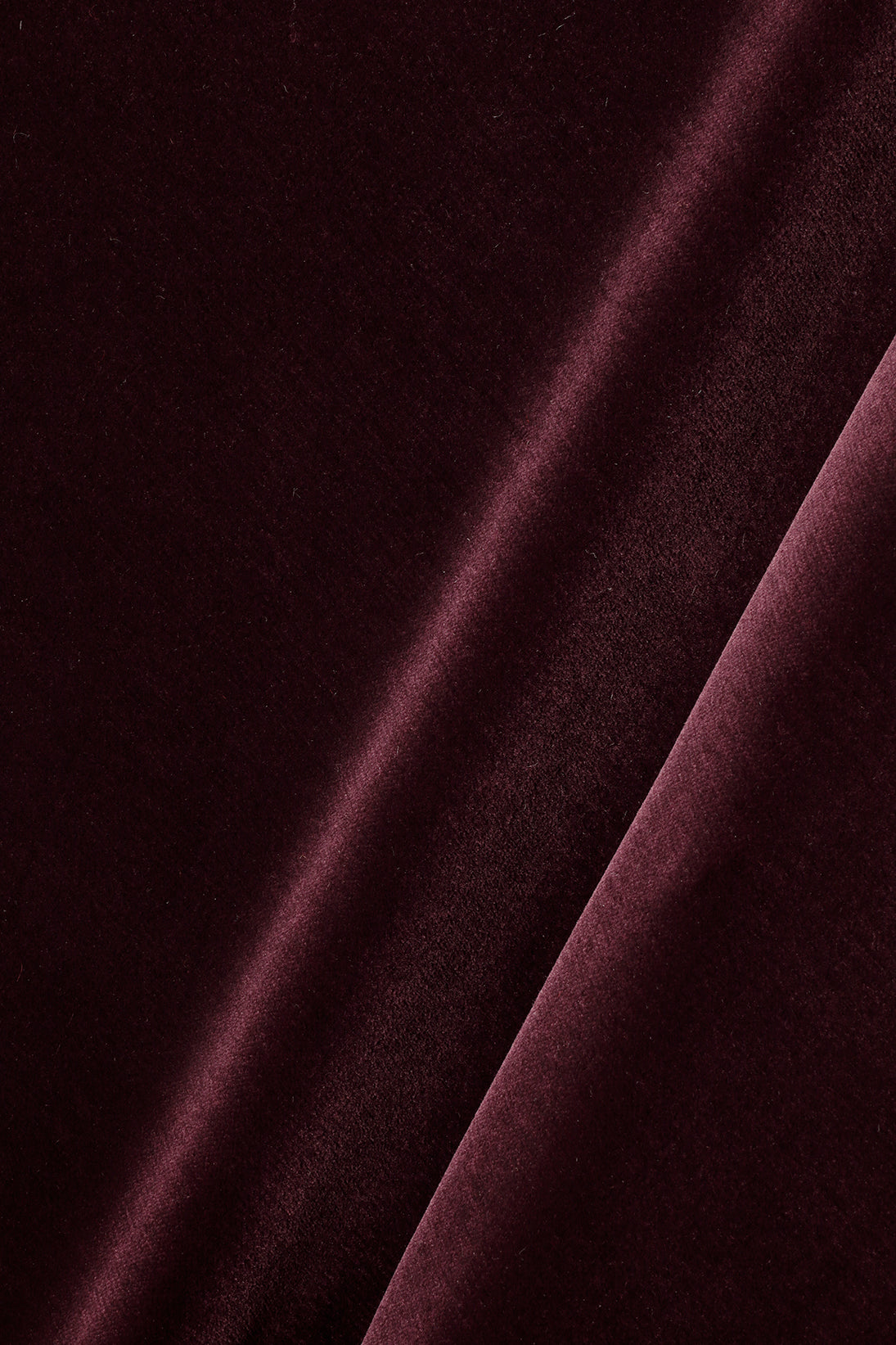 Cotton Velvet in Tyrian