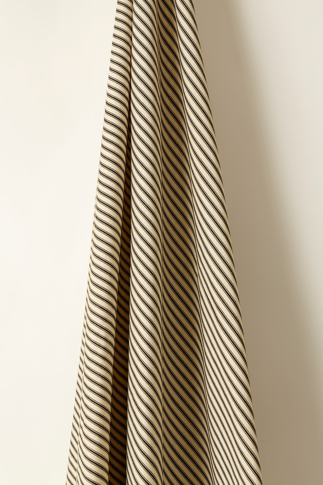 Cotton Ticking in Black