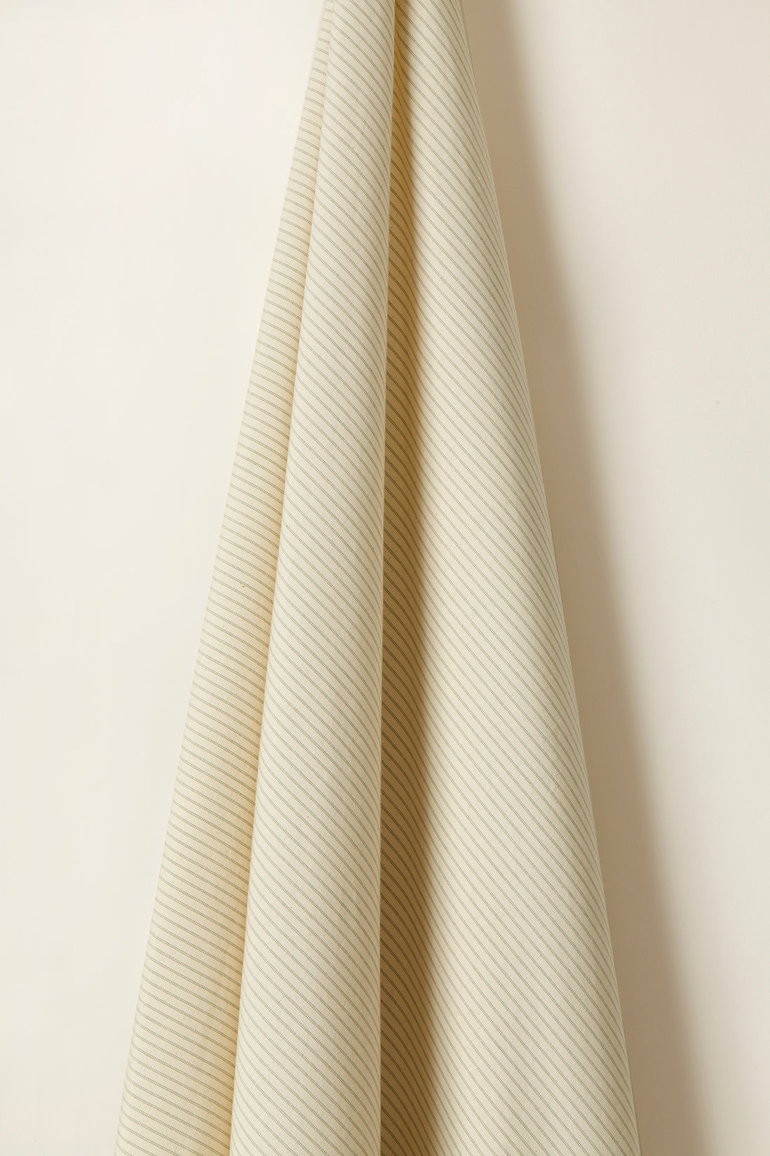 Cotton Ticking in Bobbin Sage