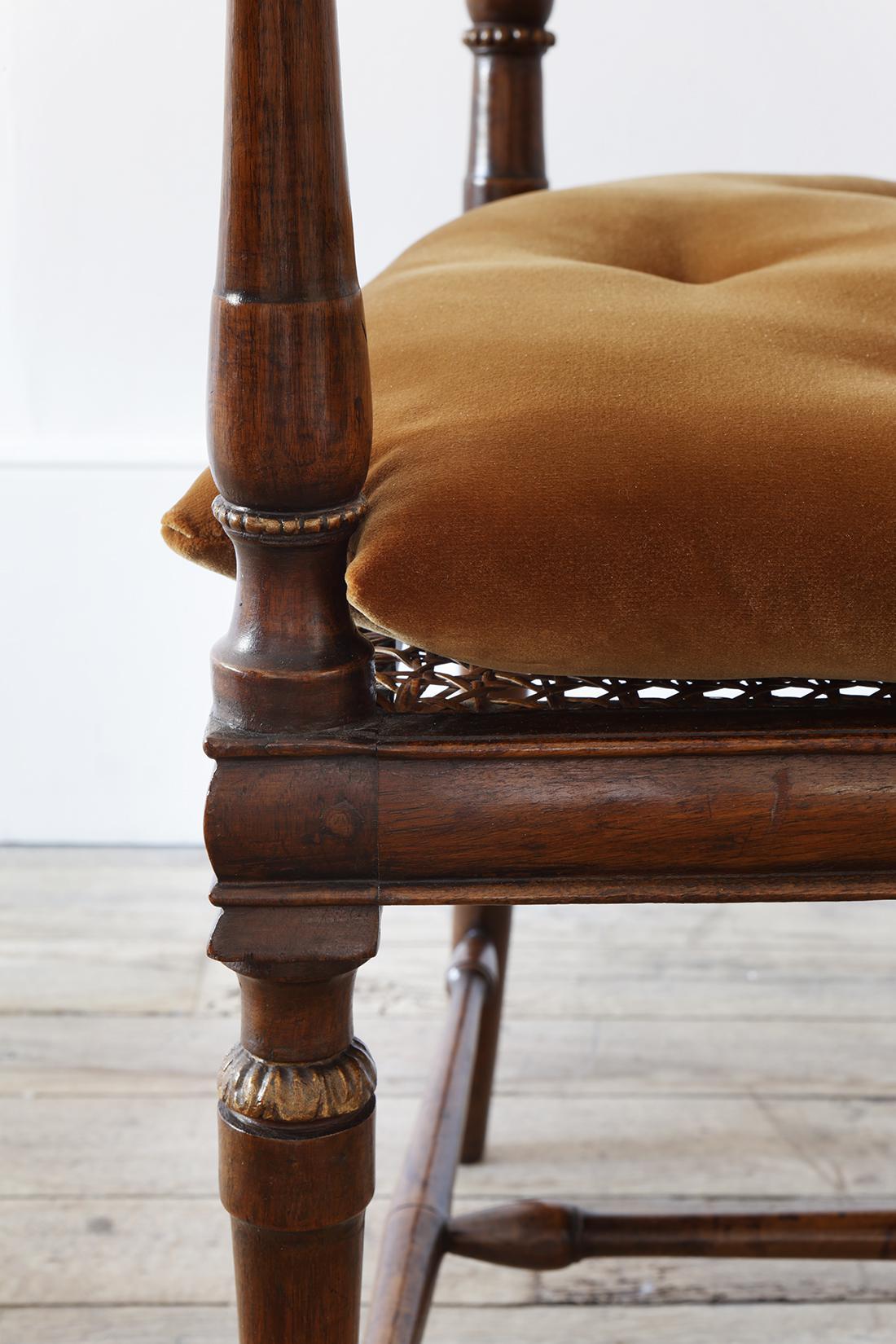 Cotton Velvet in Gingerbread