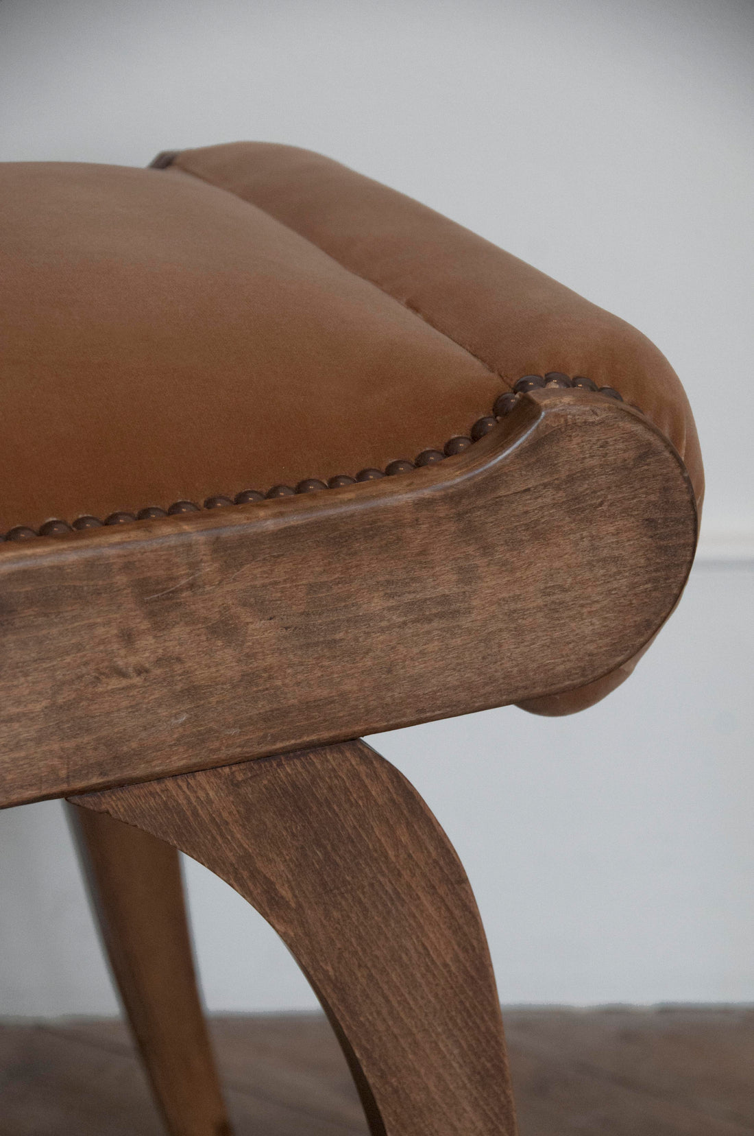 Cotton Velvet in Cobnut